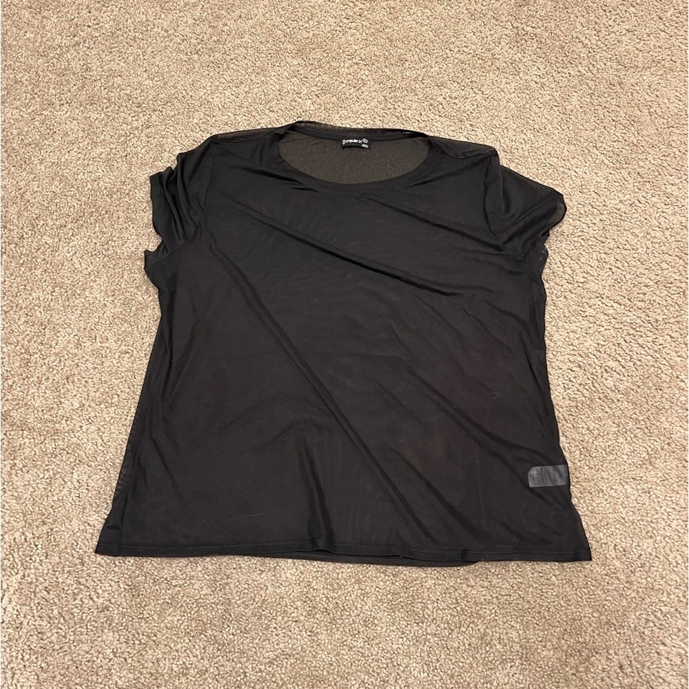 Mesh short sleeve tee